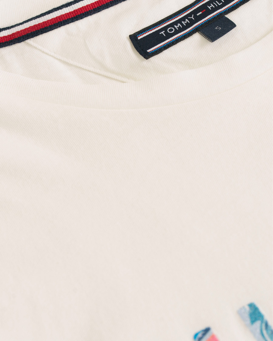 Heren | T-shirts | Tommy Hilfiger | Floral Logo Graphic Tee Snow White