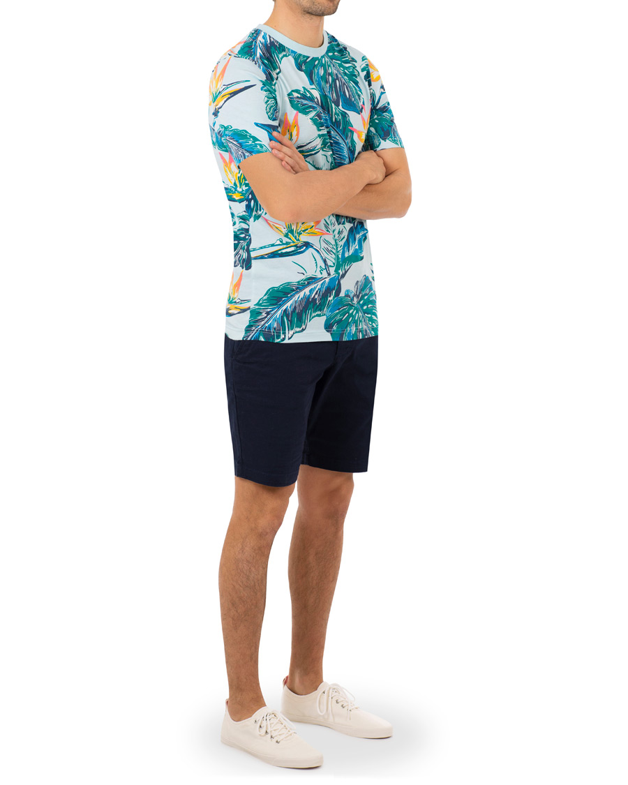 Homme | T-shirts | Tommy Hilfiger | Paradise Print Fashion Fit Tee Cool Blue