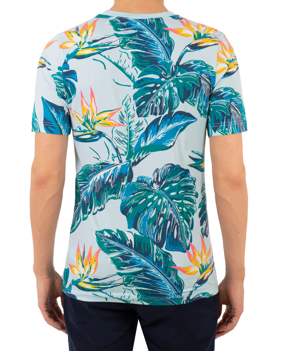 Homme | T-shirts | Tommy Hilfiger | Paradise Print Fashion Fit Tee Cool Blue