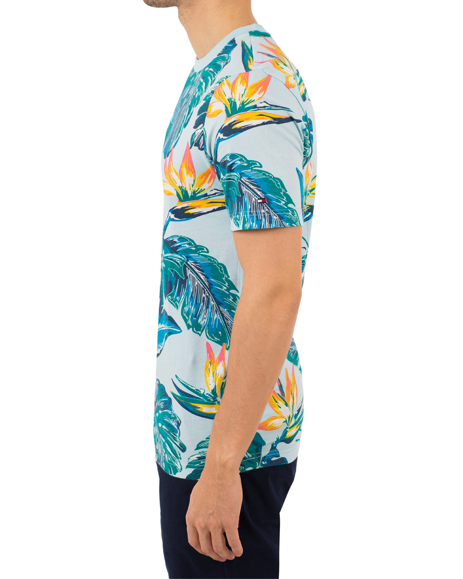 Homme | T-shirts | Tommy Hilfiger | Paradise Print Fashion Fit Tee Cool Blue