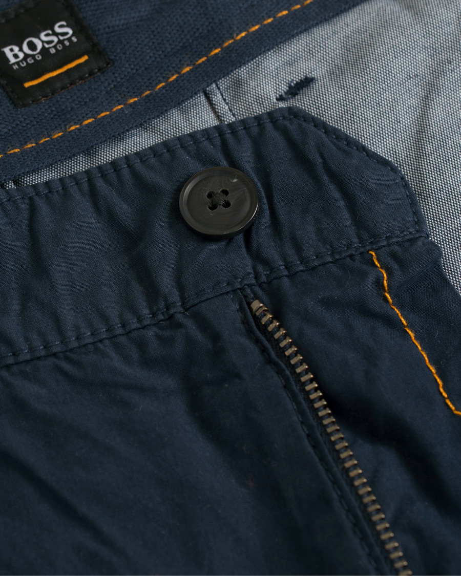 Homme | Shorts | BOSS ORANGE | BOSS Casual Chino Slim Fit Shorts Navy