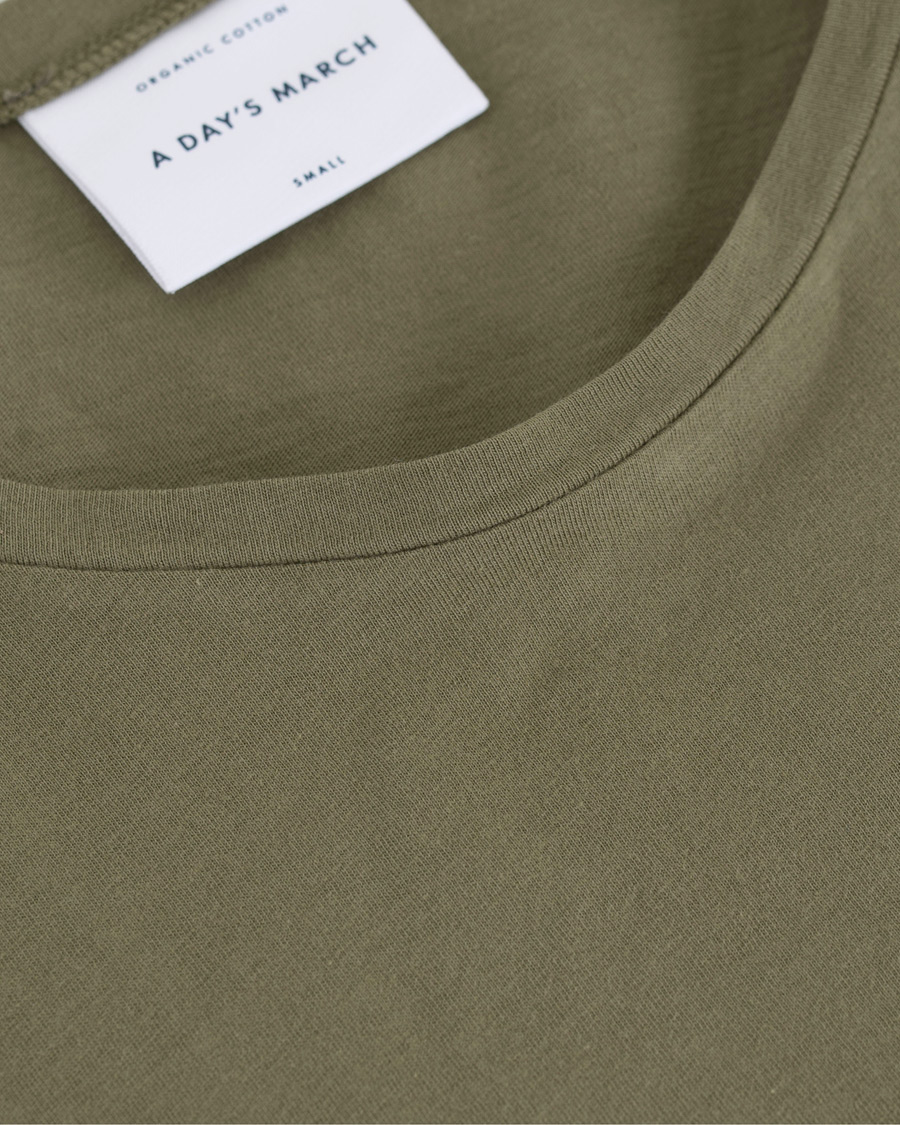 Homme | T-shirts | A Day's March | Organic Tee Thyme Green