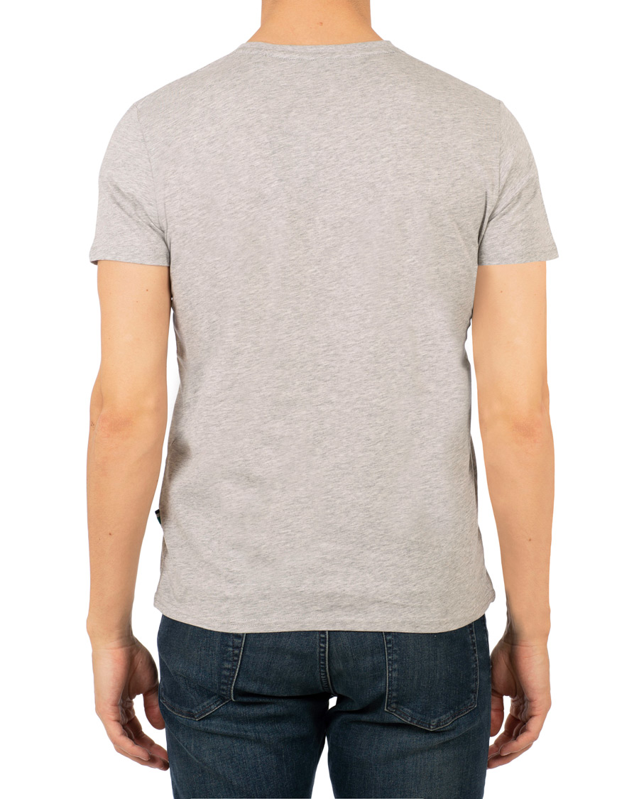 Homme | T-shirts | GANT | Båstad Crew Neck Tee Light Grey Melange