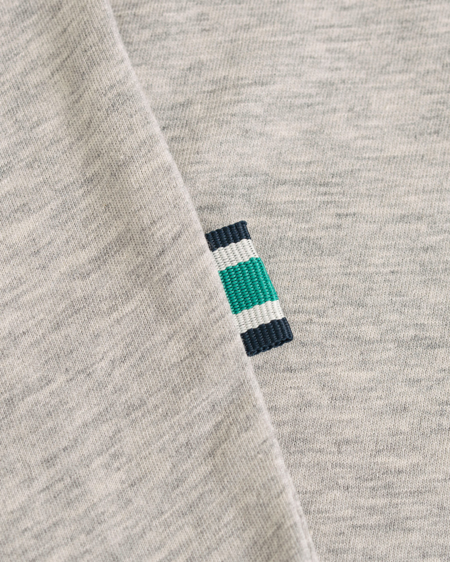 Homme | T-shirts | GANT | Båstad Crew Neck Tee Light Grey Melange