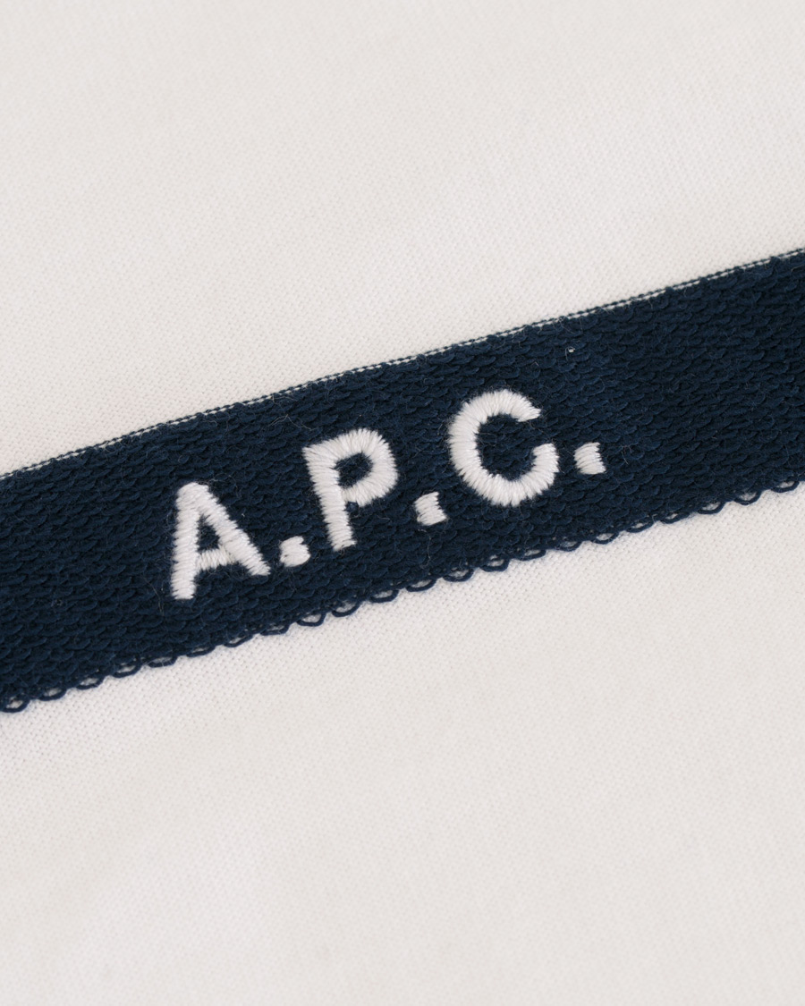 Homme | T-shirts | A.P.C. | Logo Crew Neck Tee White