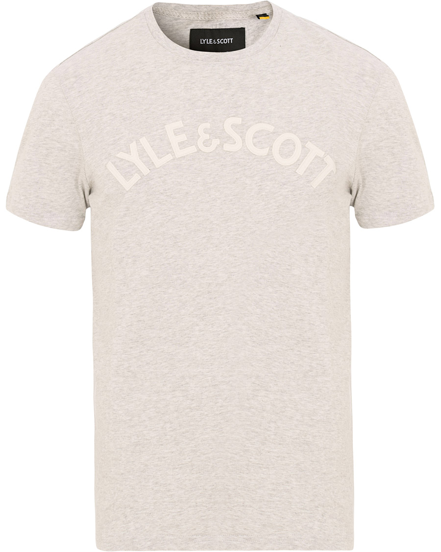 Homme | T-shirts | Lyle & Scott | Logo Crew Neck Tee Light Grey Marl