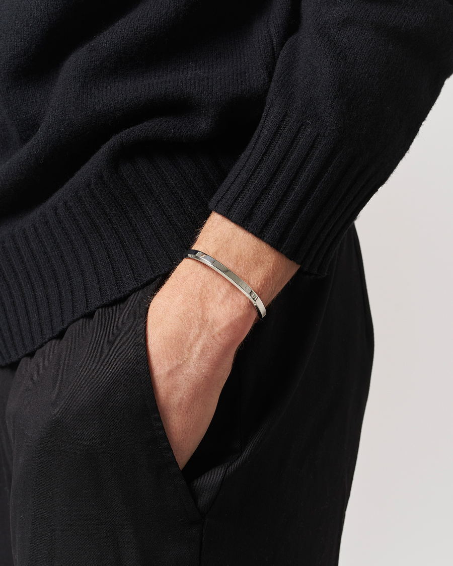 Heren | Sieraden | Skultuna | The Icon Cuff Polished Steel