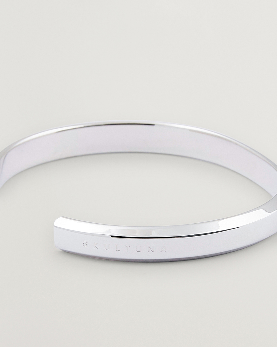 Heren | Sieraden | Skultuna | The Icon Cuff Polished Steel