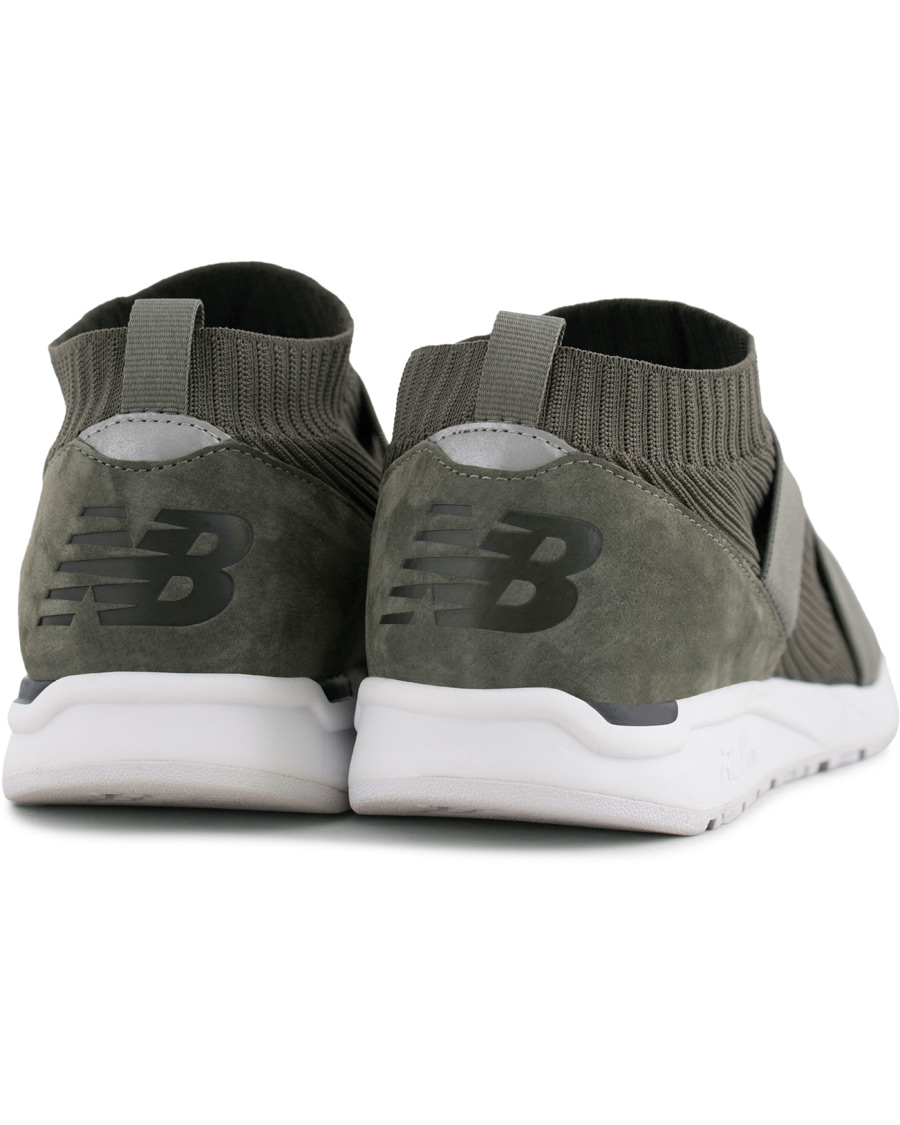 Homme | New Balance 247 Sock Running Sneaker Khaki Green | New Balance | 247 Sock Running Sneaker Khaki Green