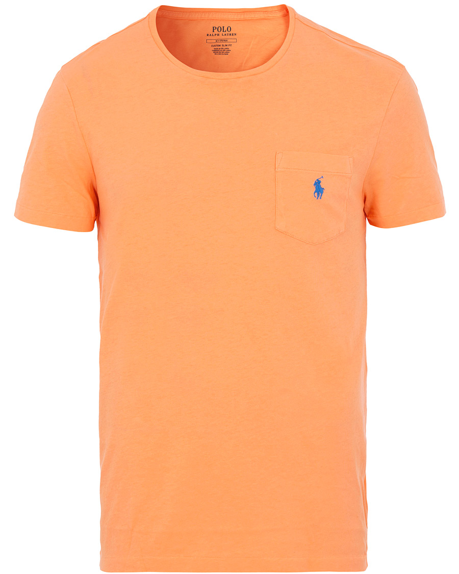 Heren | T-shirts | Polo Ralph Lauren | Crew Neck Pocket Tee Classic Peach