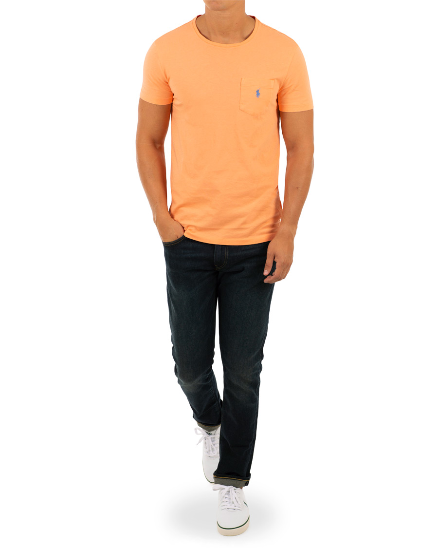Heren | T-shirts | Polo Ralph Lauren | Crew Neck Pocket Tee Classic Peach