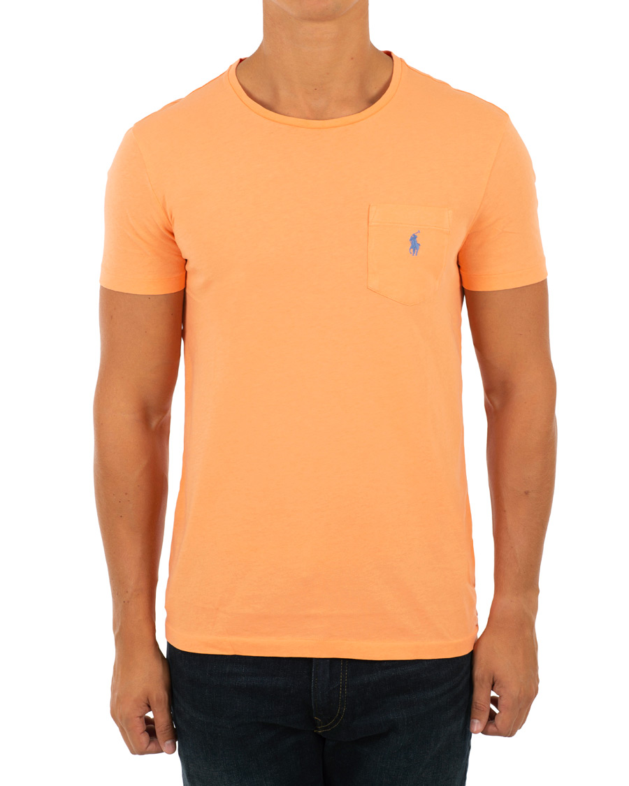 Heren | T-shirts | Polo Ralph Lauren | Crew Neck Pocket Tee Classic Peach