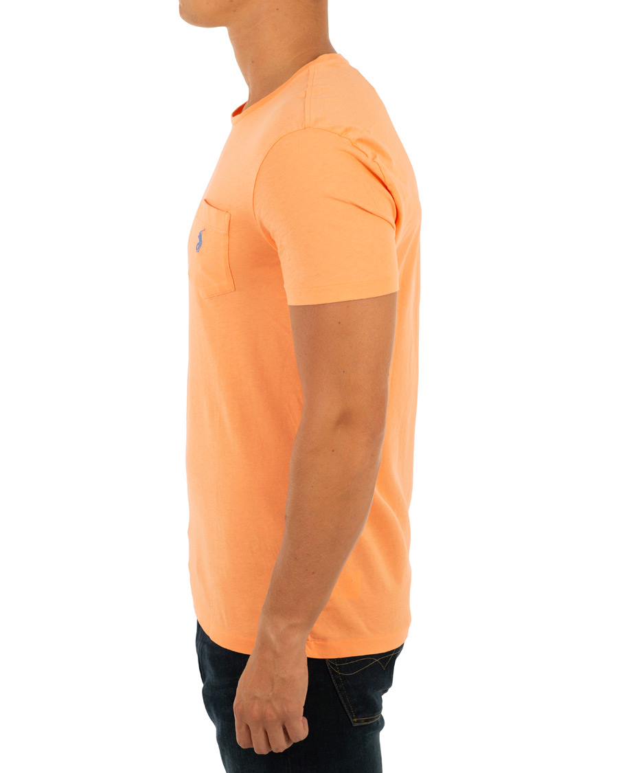Heren | T-shirts | Polo Ralph Lauren | Crew Neck Pocket Tee Classic Peach