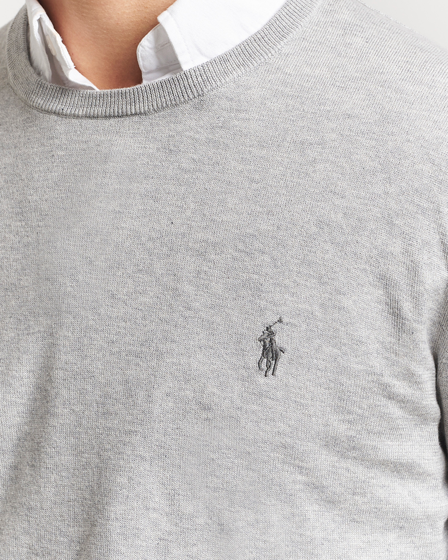 Homme | Pulls Et Tricots | Polo Ralph Lauren | Pima Cotton Crew Neck Pullover Andover Heather