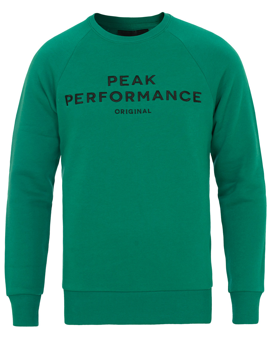 Heren | Truien | Peak Performance | M Logo Crew Neck Sweatshirt Shady Green