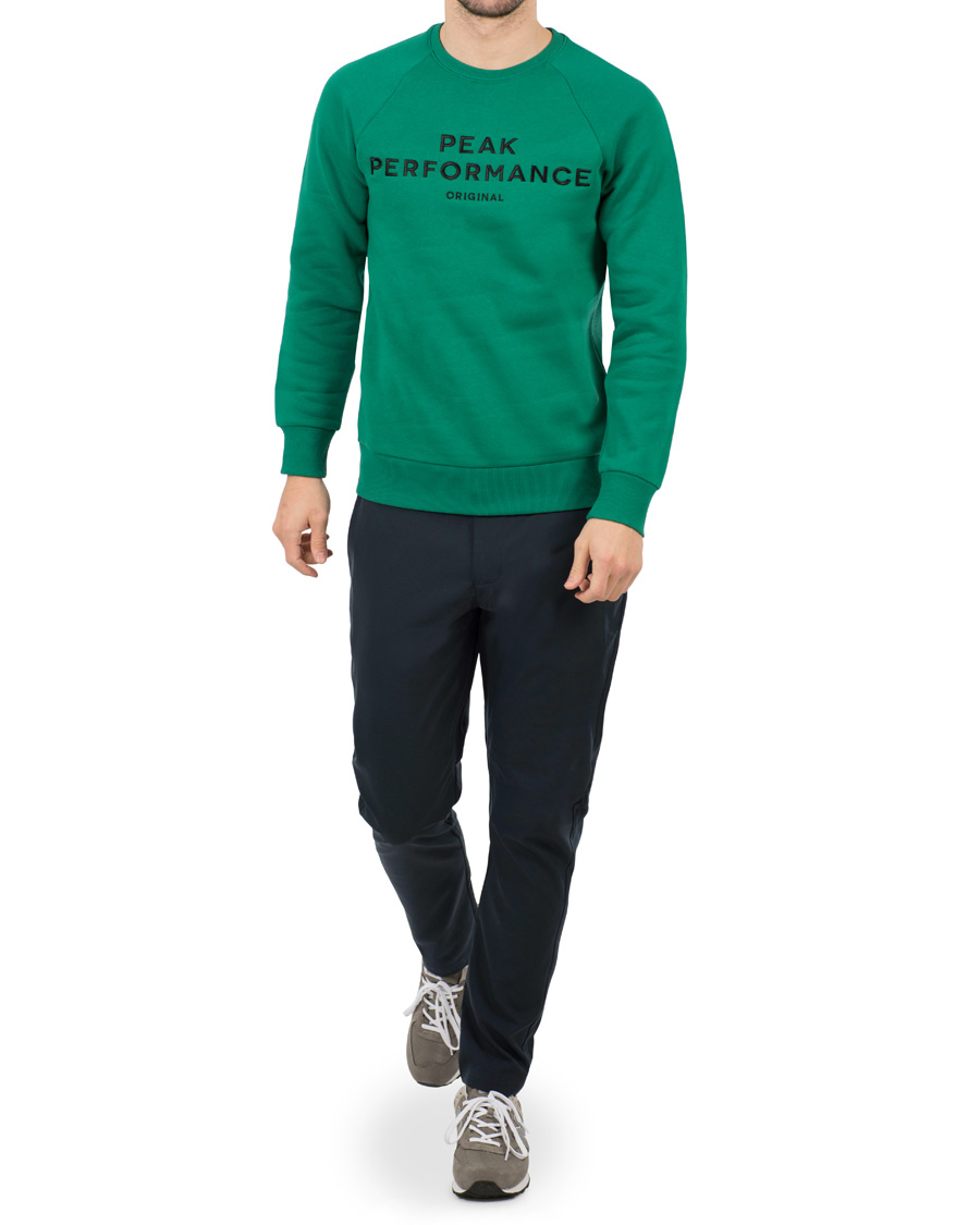 Heren | Truien | Peak Performance | M Logo Crew Neck Sweatshirt Shady Green