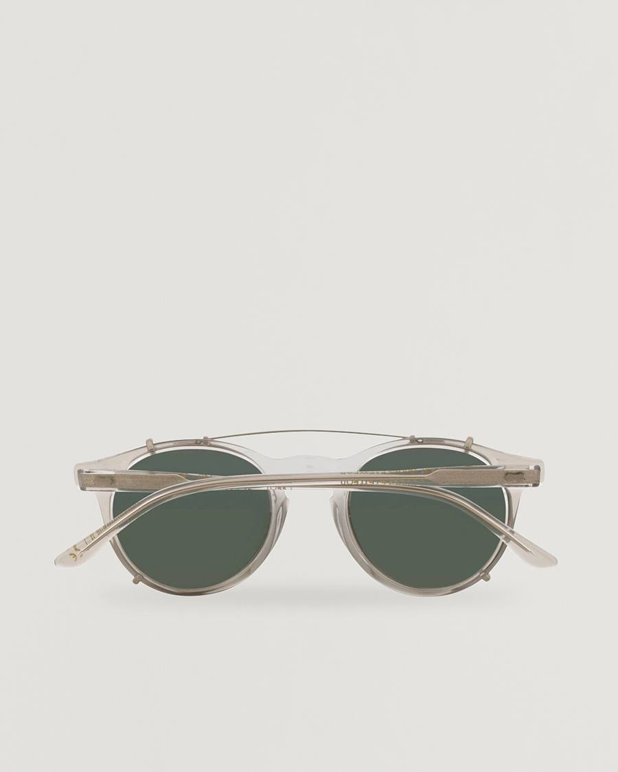 Heren | Zonnebrillen | TBD Eyewear | Pleat Clip On Sunglasses Transparent