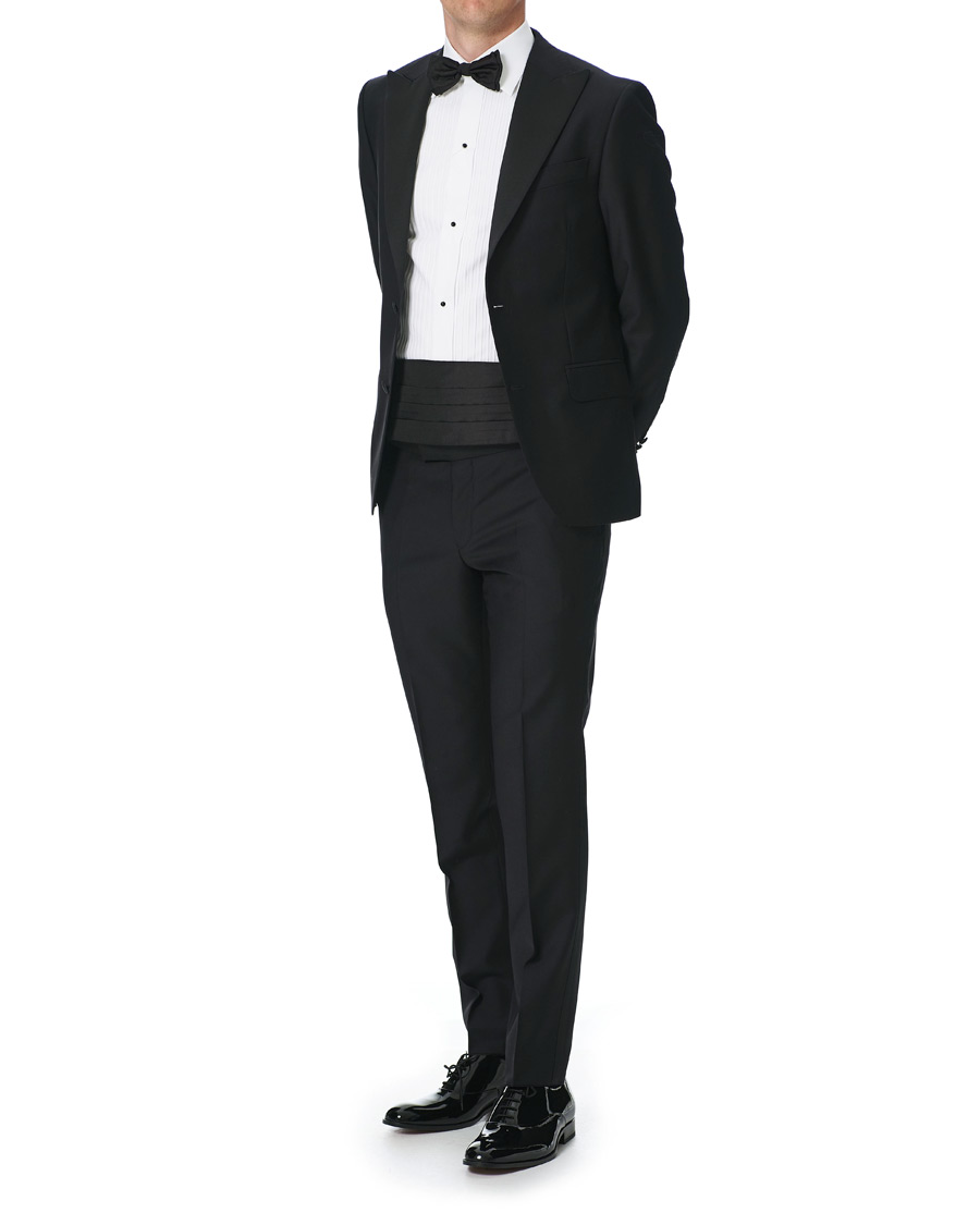 Homme | Pantalons | Oscar Jacobson | Duke Tuxedo Trouser Black