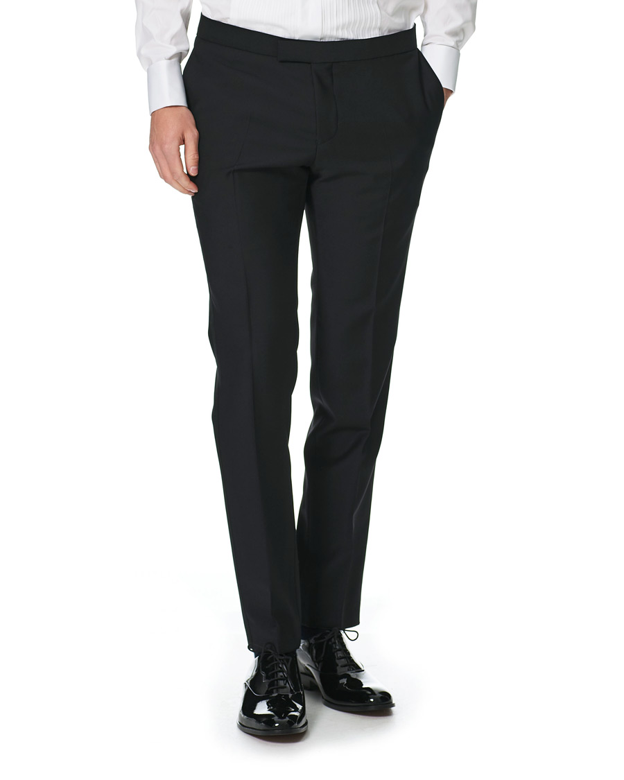 Homme | Pantalons | Oscar Jacobson | Duke Tuxedo Trouser Black