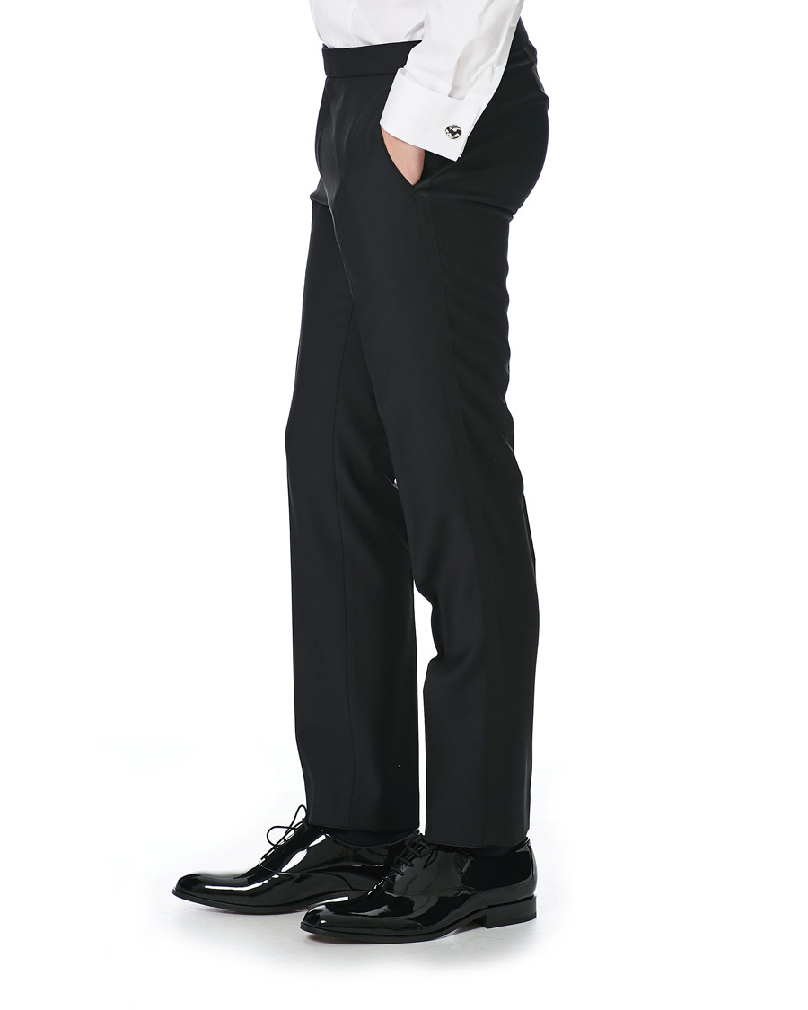 Homme | Pantalons | Oscar Jacobson | Duke Tuxedo Trouser Black