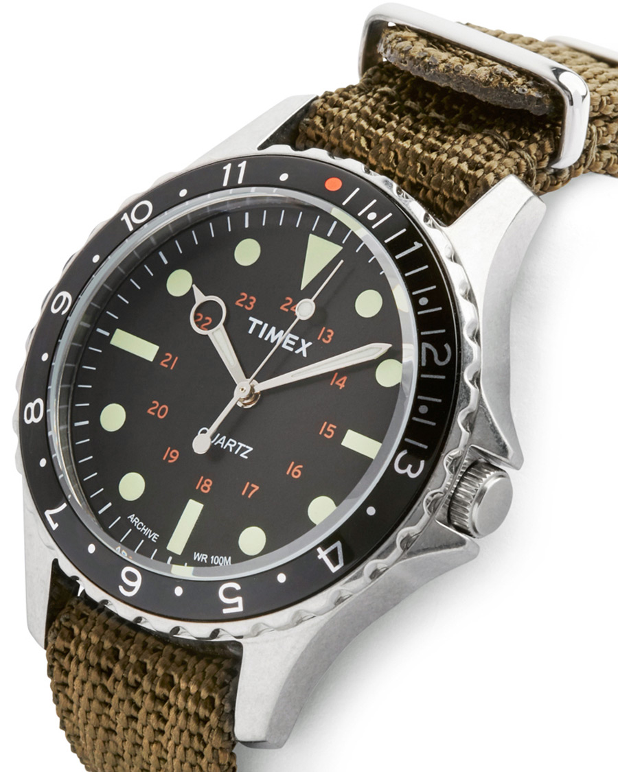 Homme | Timex Navi Harbor Steel/Black Dial | Timex | Navi Harbor Steel/Black Dial
