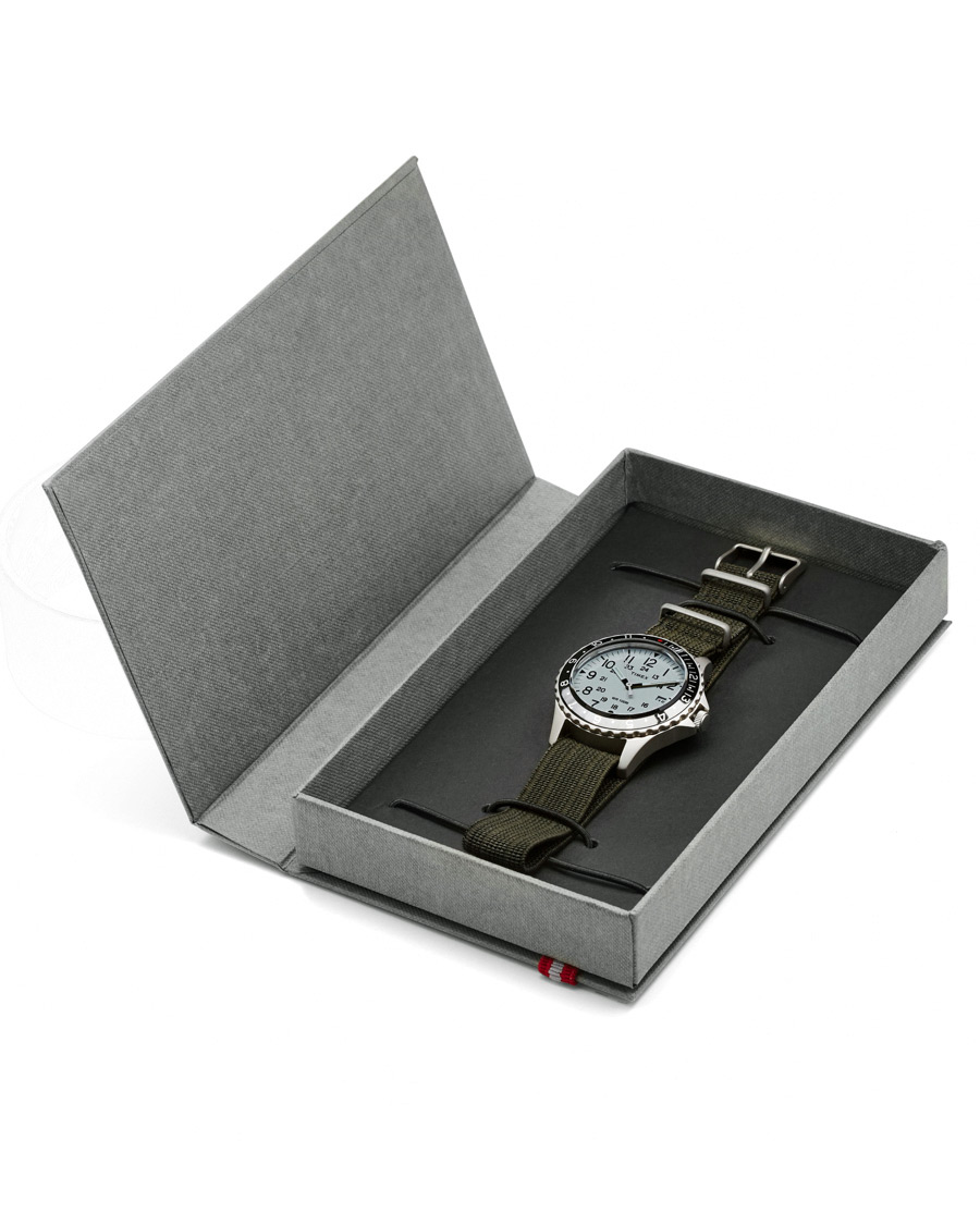 Homme | Timex Navi Ocean Blasted Steel/Pearl White Dial | Timex | Navi Ocean Blasted Steel/Pearl White Dial
