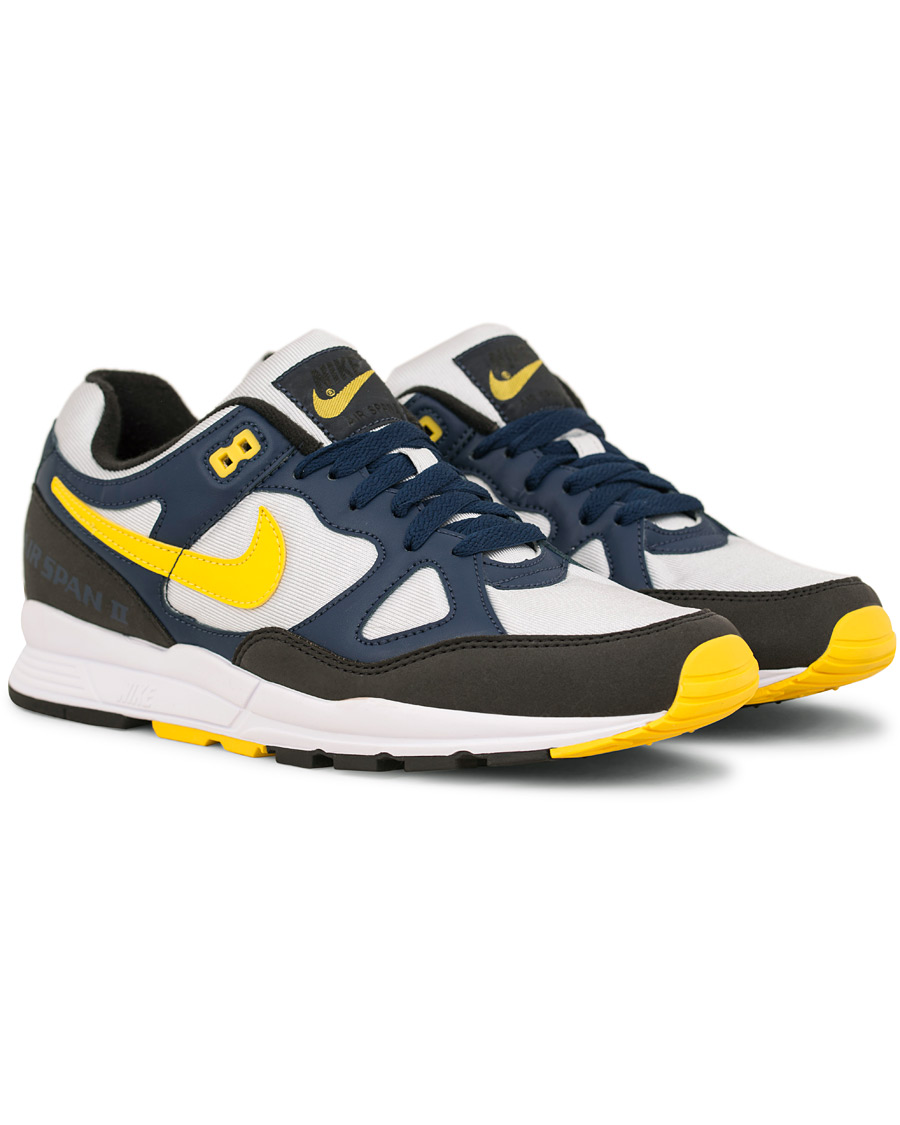 Homme | Nike Air Span Running Sneaker White/Blue | Nike | Air Span Running Sneaker White/Blue
