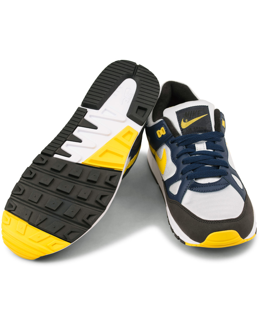 Homme | Nike Air Span Running Sneaker White/Blue | Nike | Air Span Running Sneaker White/Blue