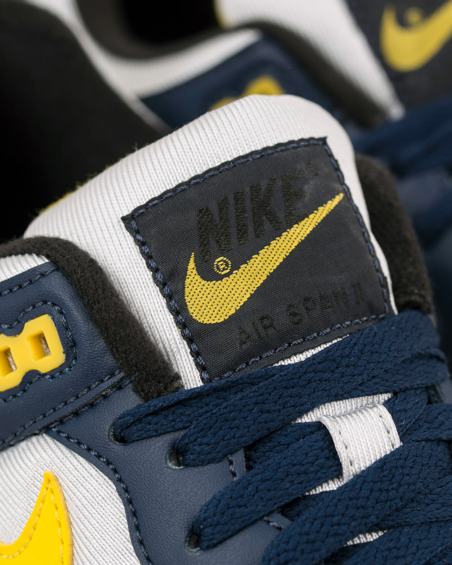 Homme | Nike Air Span Running Sneaker White/Blue | Nike | Air Span Running Sneaker White/Blue
