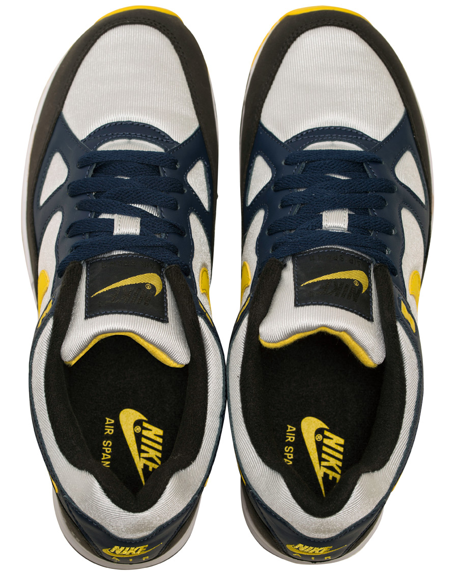 Homme | Nike Air Span Running Sneaker White/Blue | Nike | Air Span Running Sneaker White/Blue