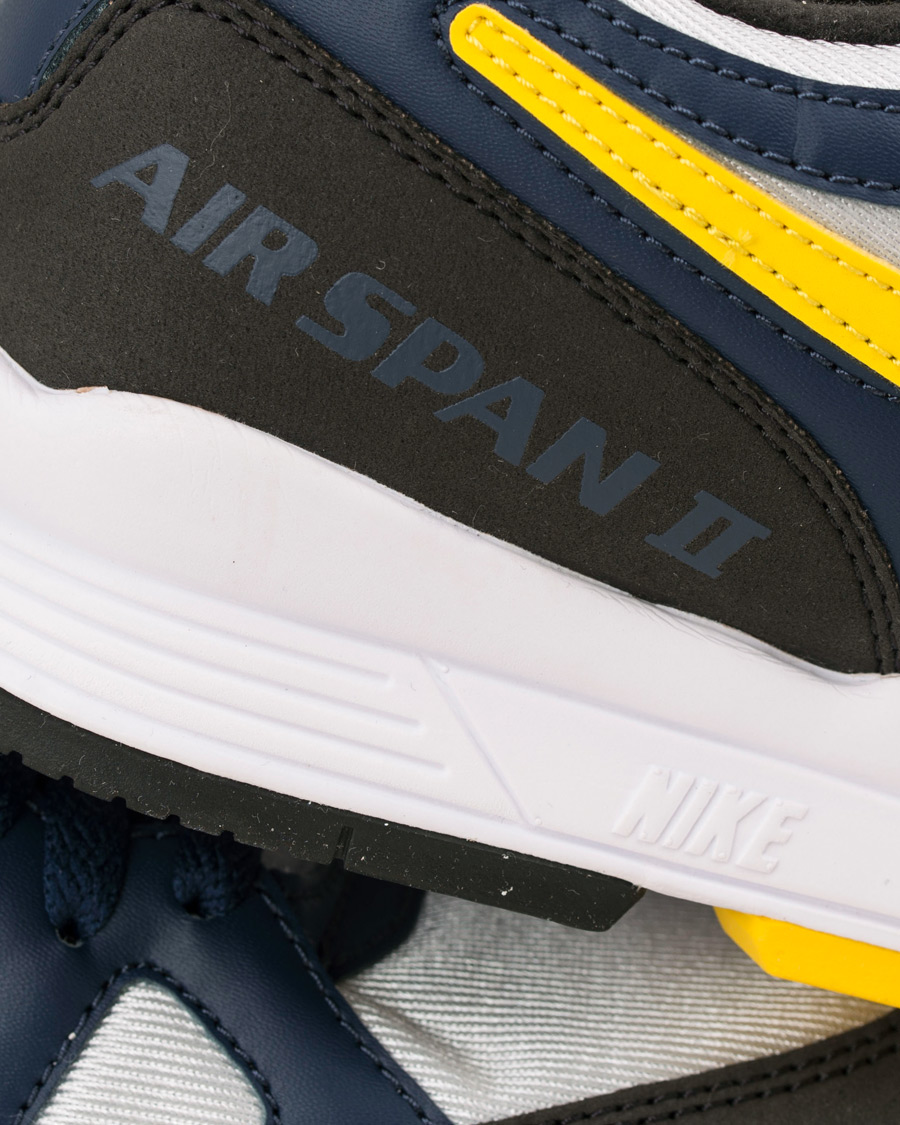 Homme | Nike Air Span Running Sneaker White/Blue | Nike | Air Span Running Sneaker White/Blue