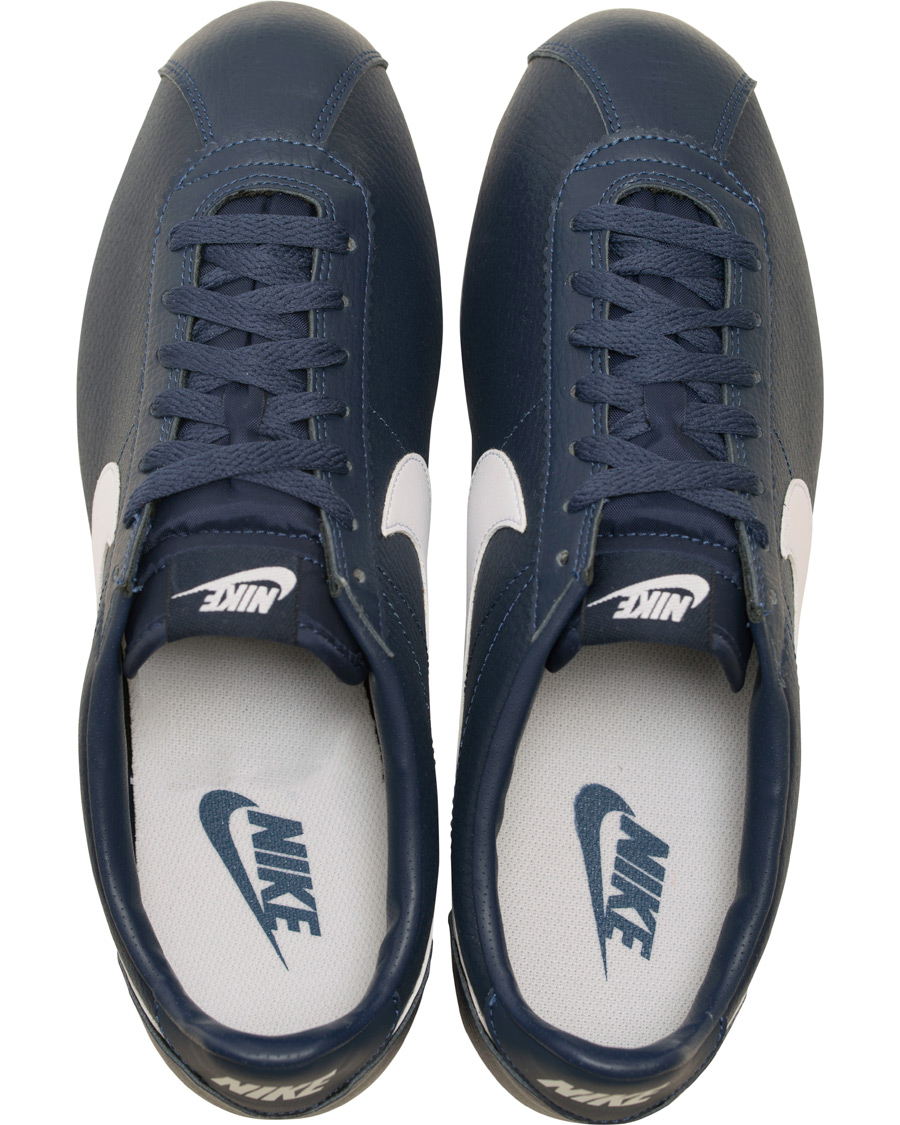 Homme | Nike Classic Cortez Leather Sneaker Blue | Nike | Classic Cortez Leather Sneaker Blue