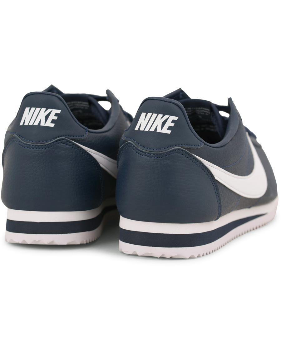 Homme | Nike Classic Cortez Leather Sneaker Blue | Nike | Classic Cortez Leather Sneaker Blue