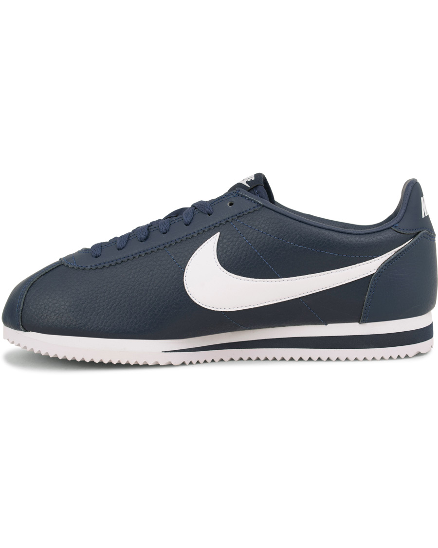 Homme | Nike Classic Cortez Leather Sneaker Blue | Nike | Classic Cortez Leather Sneaker Blue