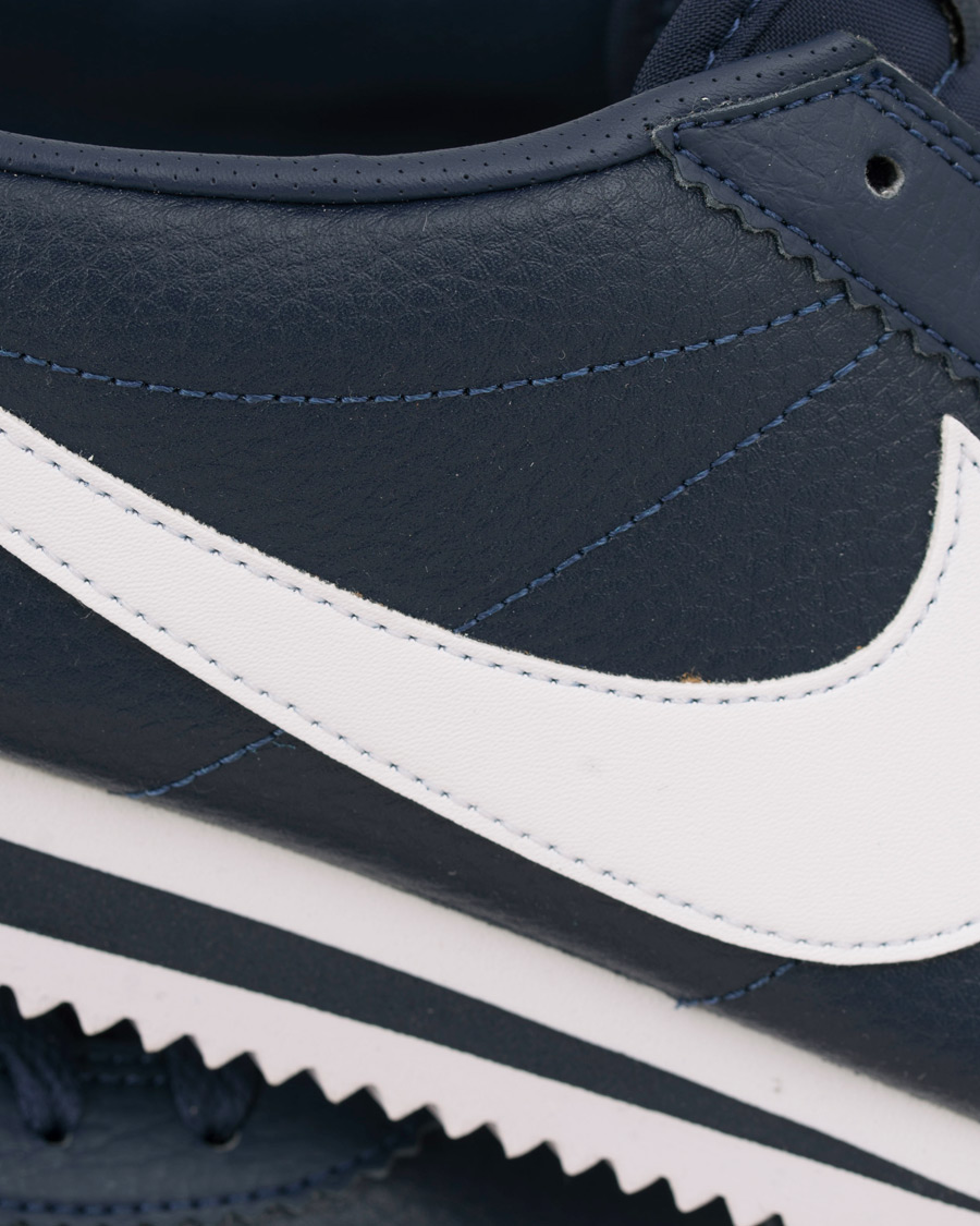 Homme | Nike Classic Cortez Leather Sneaker Blue | Nike | Classic Cortez Leather Sneaker Blue