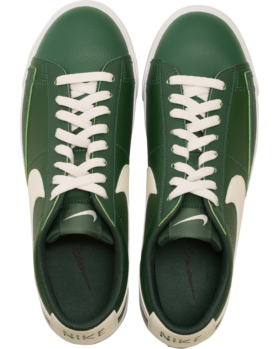 Homme | Nike Blazer Low Leather Sneaker Green | Nike | Blazer Low Leather Sneaker Green