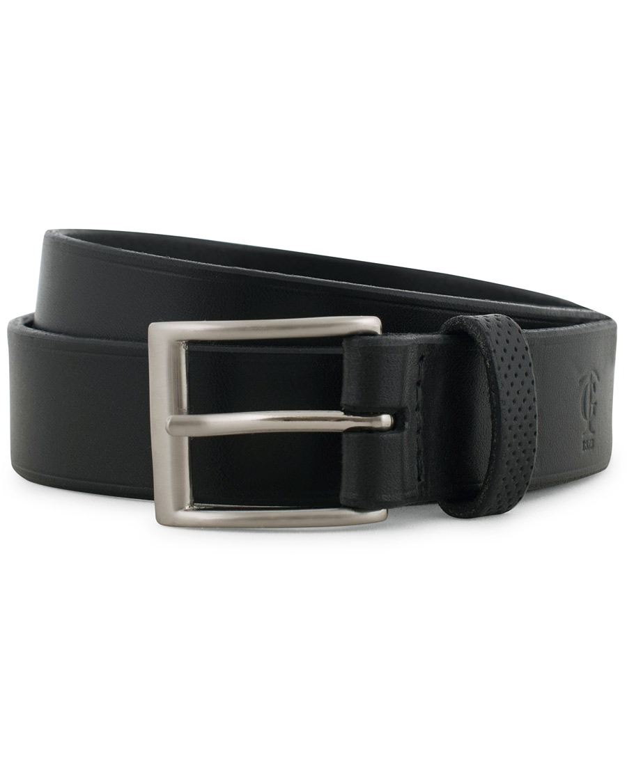 Homme | Tärnsjö Garveri Leather Belt 3cm Black | Tärnsjö Garveri | Leather Belt 3cm Black