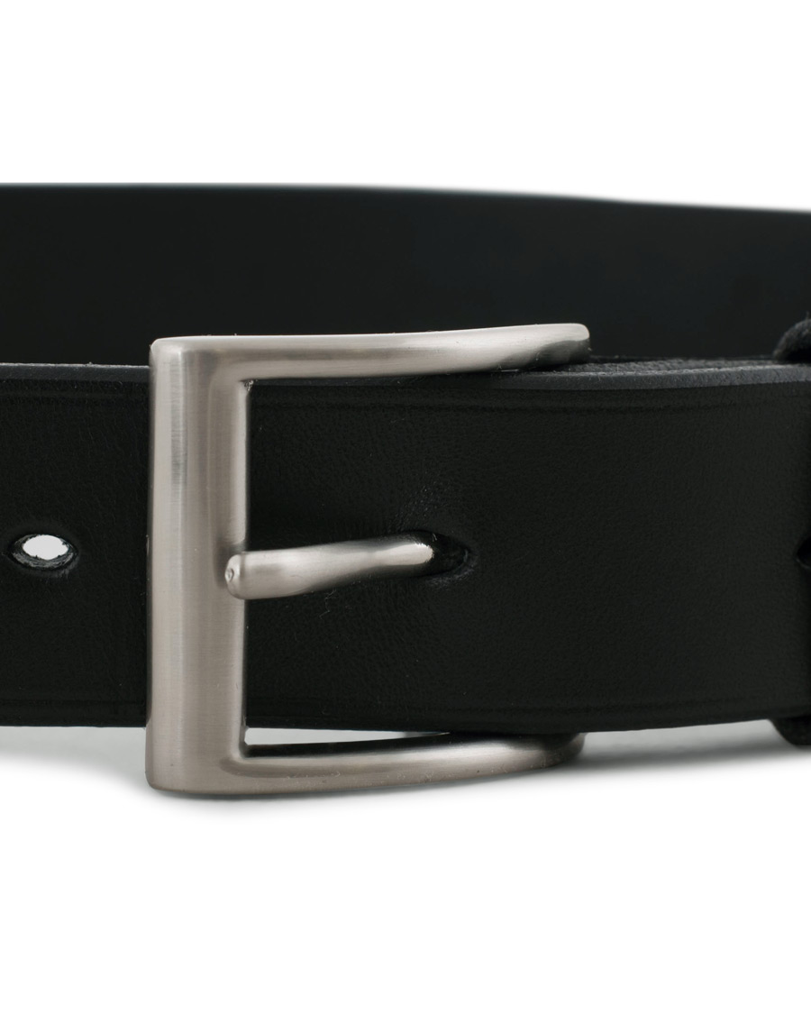 Homme | Tärnsjö Garveri Leather Belt 3cm Black | Tärnsjö Garveri | Leather Belt 3cm Black