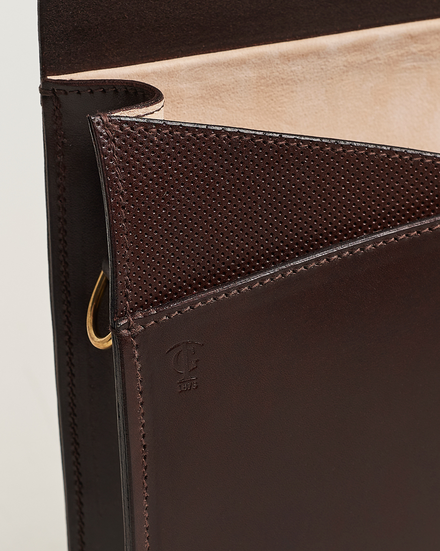 Heren | Tassen | Tärnsjö Garveri | Messenger Bag 3-In-1 Dark Brown