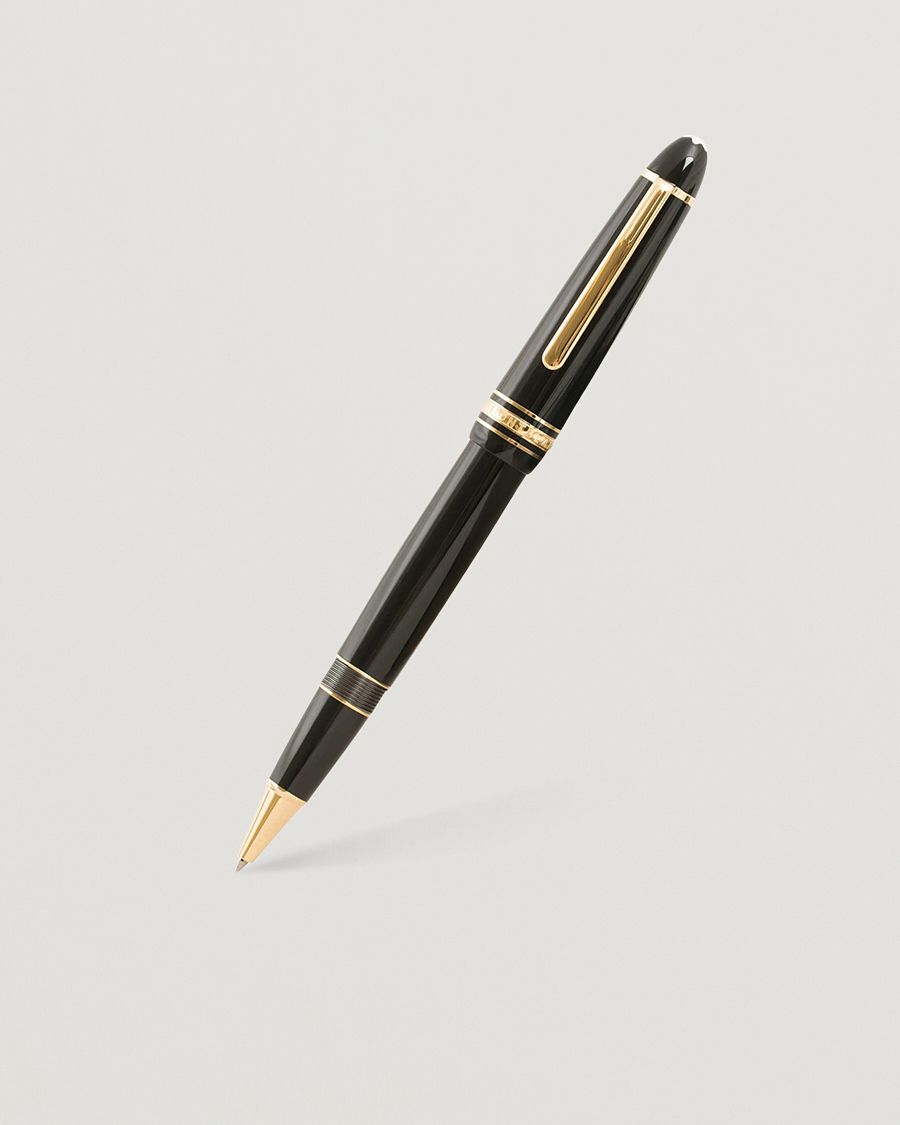 Homme | Stylos | Montblanc | 162 Meisterstück Rollerball LeGrand Pen Black/Yellow Gold