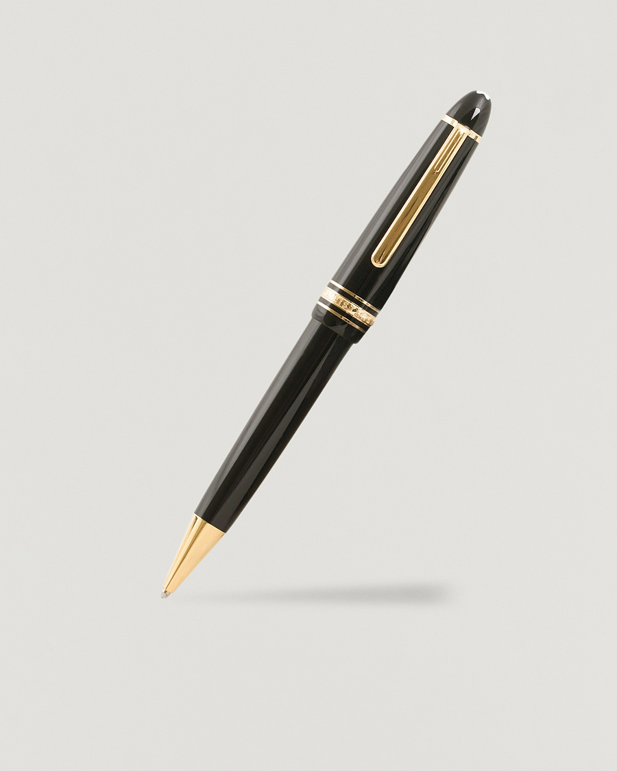 Homme | Montblanc 161 Meisterstück Ballpoint LeGrand Pen Black/Yellow Gold | Montblanc | 161 Meisterstück Ballpoint LeGrand Pen Black/Yellow Gold