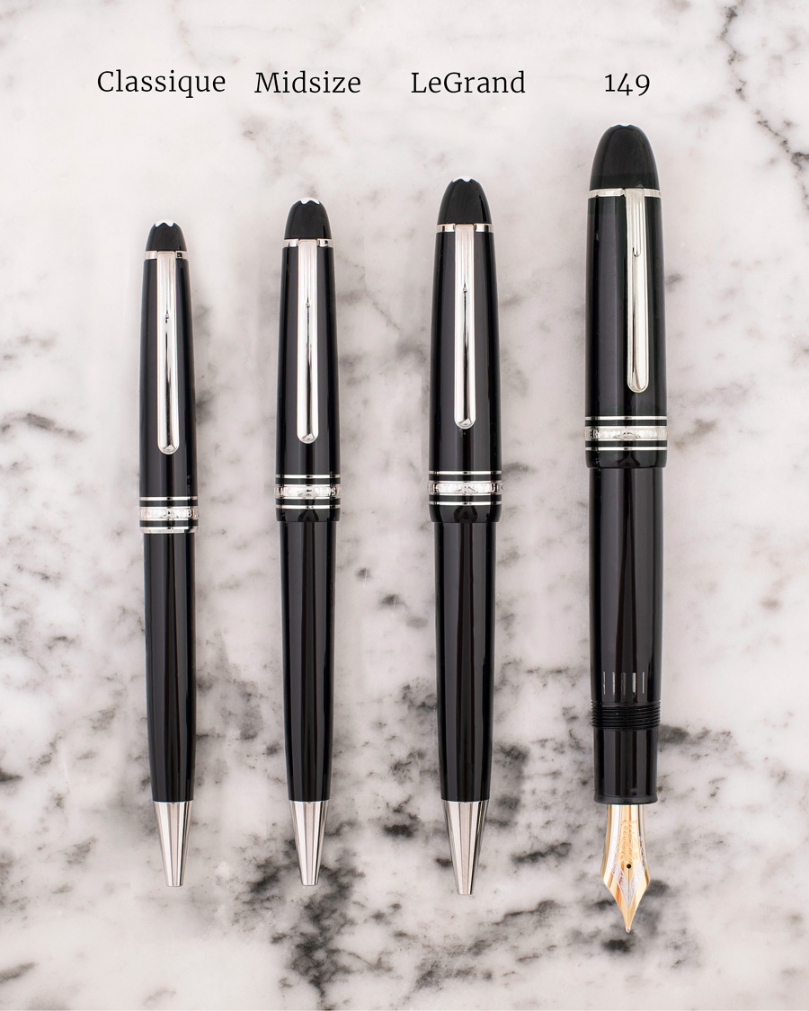 Homme | Montblanc 161 Meisterstück Ballpoint LeGrand Pen Black/Yellow Gold | Montblanc | 161 Meisterstück Ballpoint LeGrand Pen Black/Yellow Gold