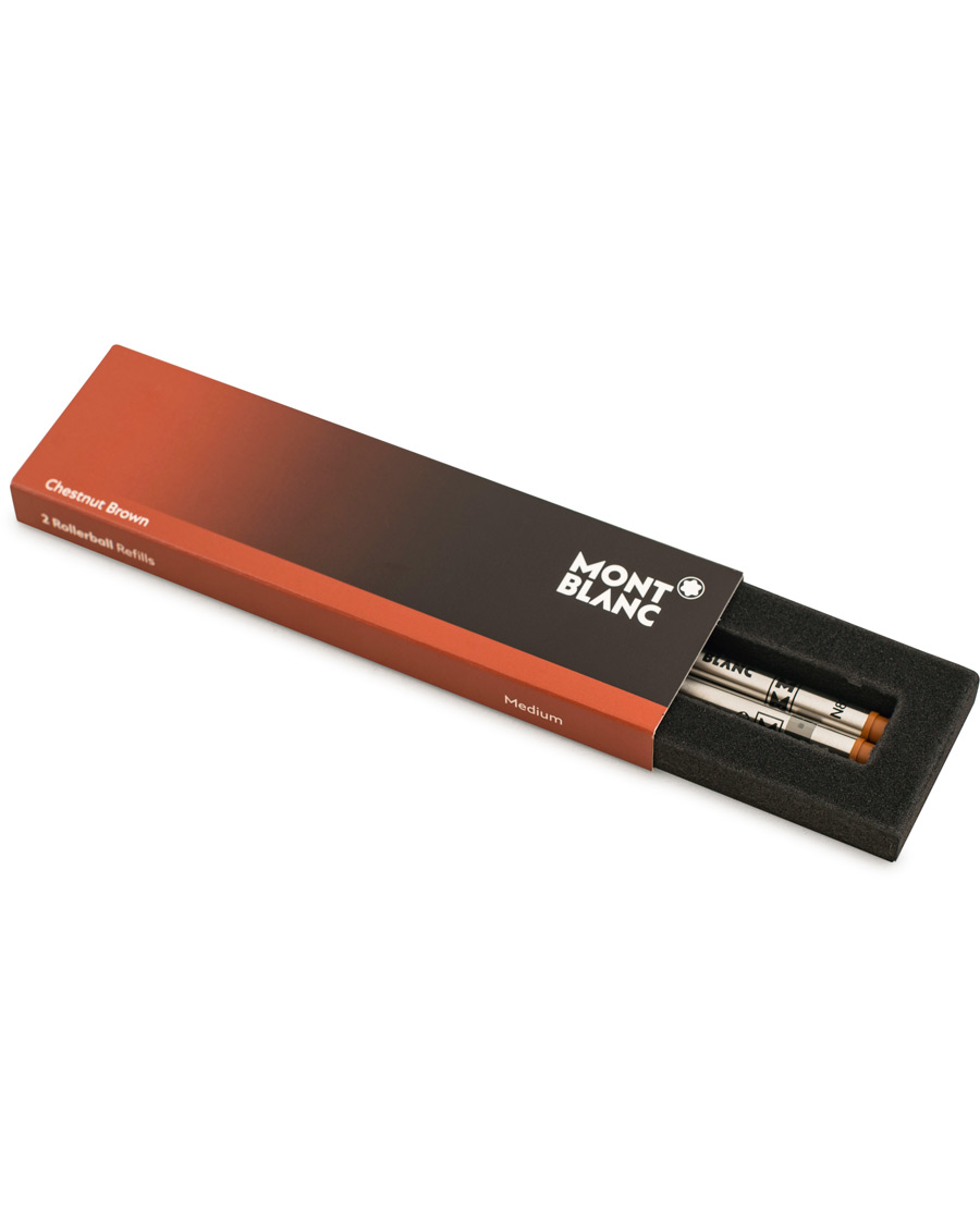 Homme | Montblanc 2 Rollerball Refills Chestnut Brown | Montblanc | 2 Rollerball Refills Chestnut Brown