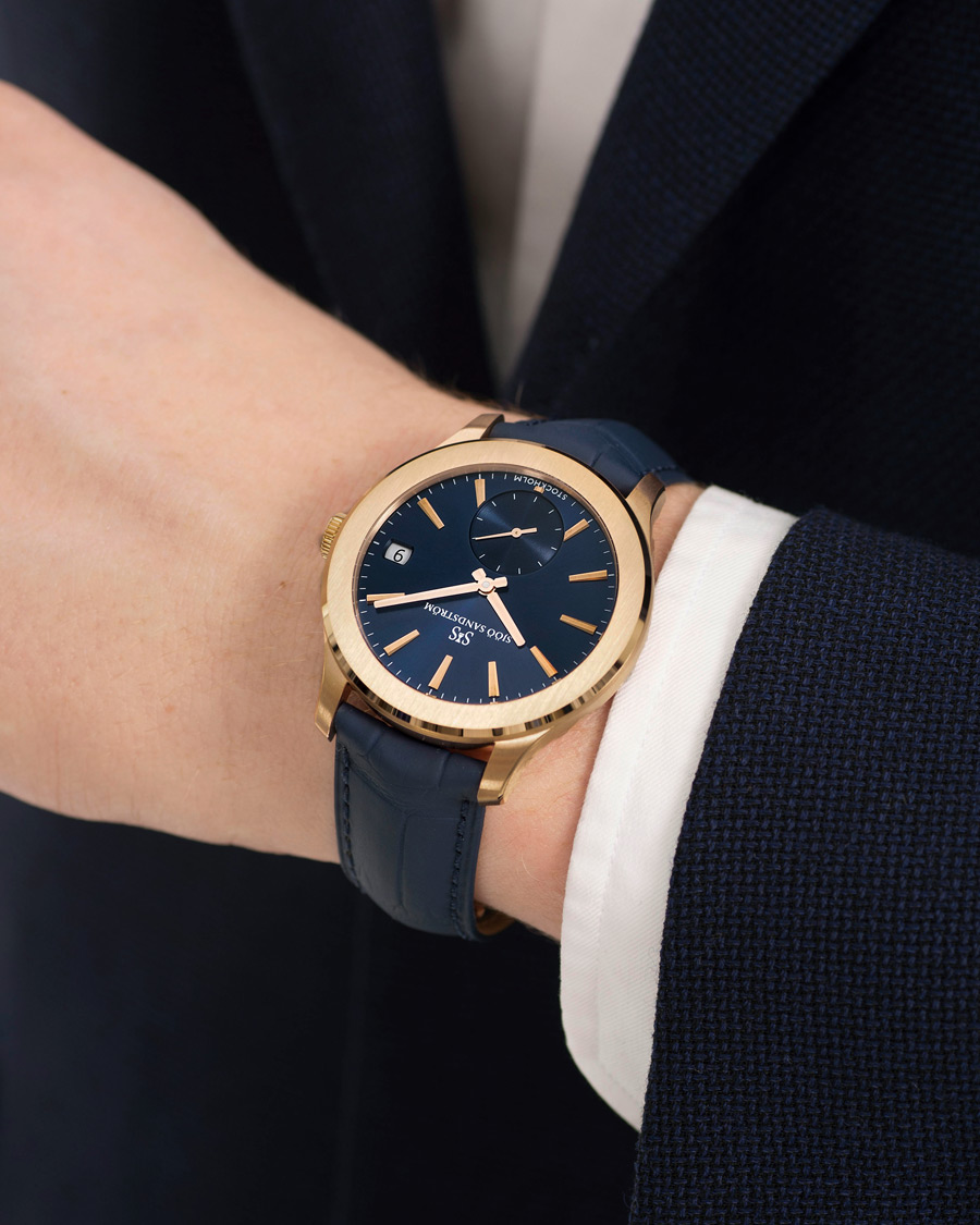 Homme | Sjöö Sandström Royal Capital AU-1740-2 Limited Edition Blue Alligator | Sjöö Sandström | Royal Capital AU-1740-2 Limited Edition Blue Alligator