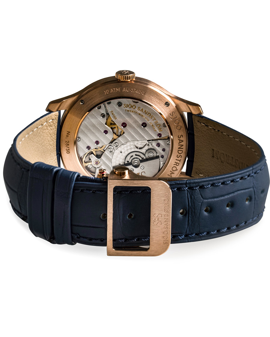 Homme | Sjöö Sandström Royal Capital AU-1740-2 Limited Edition Blue Alligator | Sjöö Sandström | Royal Capital AU-1740-2 Limited Edition Blue Alligator