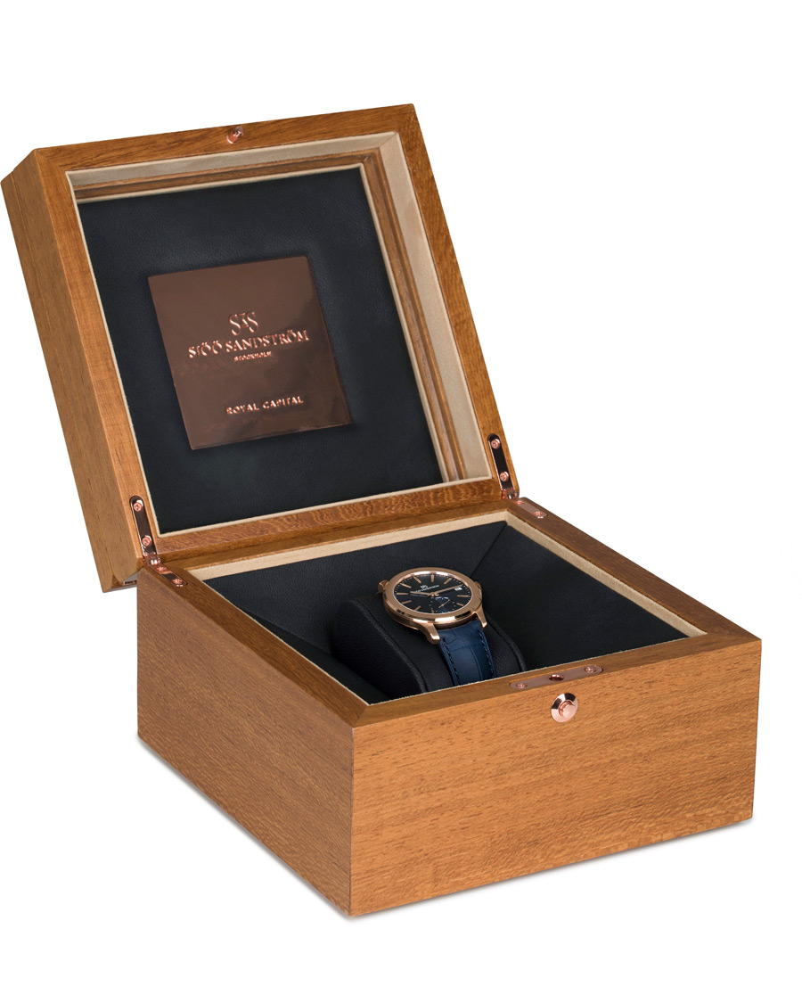 Homme | Sjöö Sandström Royal Capital AU-1740-2 Limited Edition Blue Alligator | Sjöö Sandström | Royal Capital AU-1740-2 Limited Edition Blue Alligator