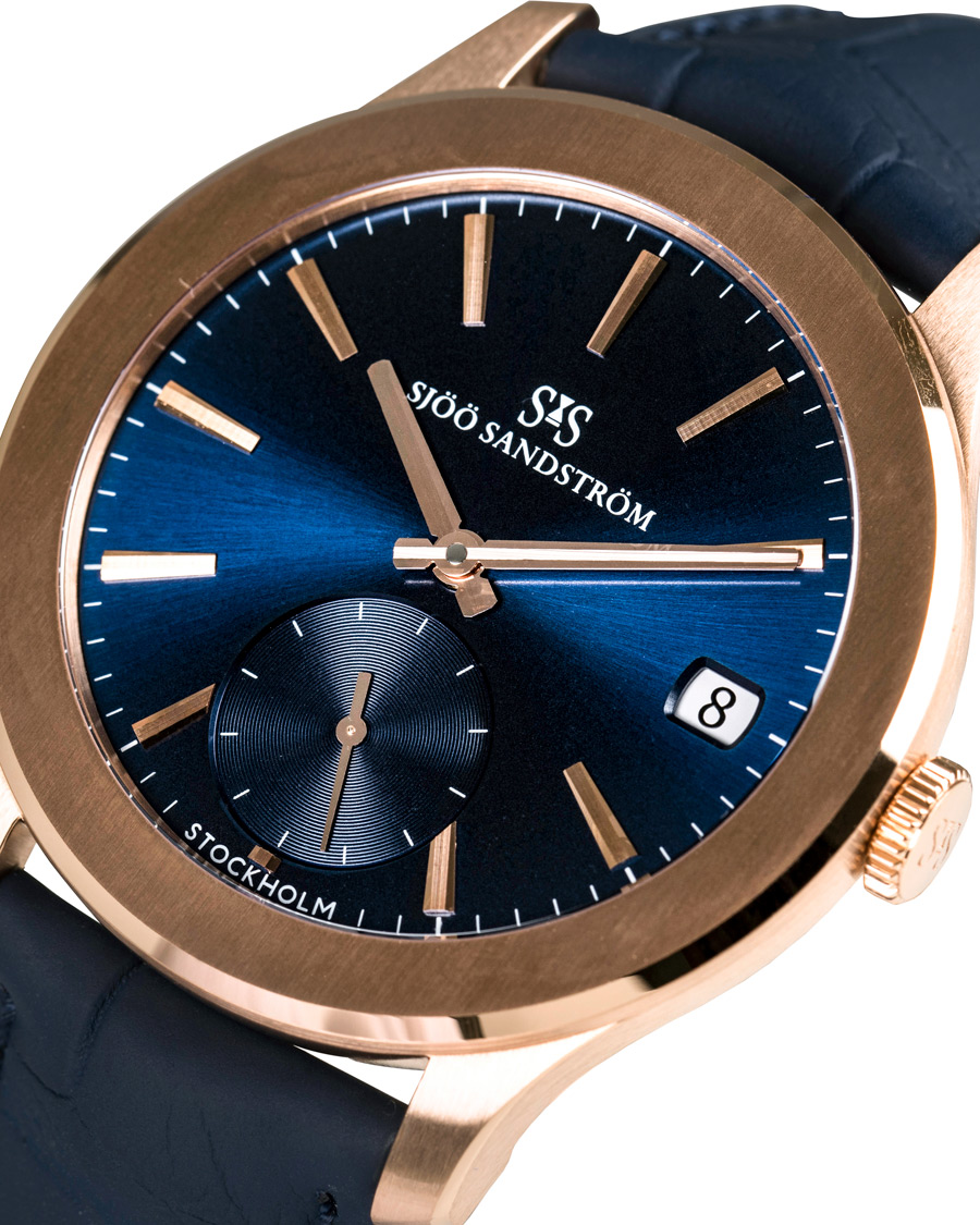 Homme | Sjöö Sandström Royal Capital AU-1740-2 Limited Edition Blue Alligator | Sjöö Sandström | Royal Capital AU-1740-2 Limited Edition Blue Alligator