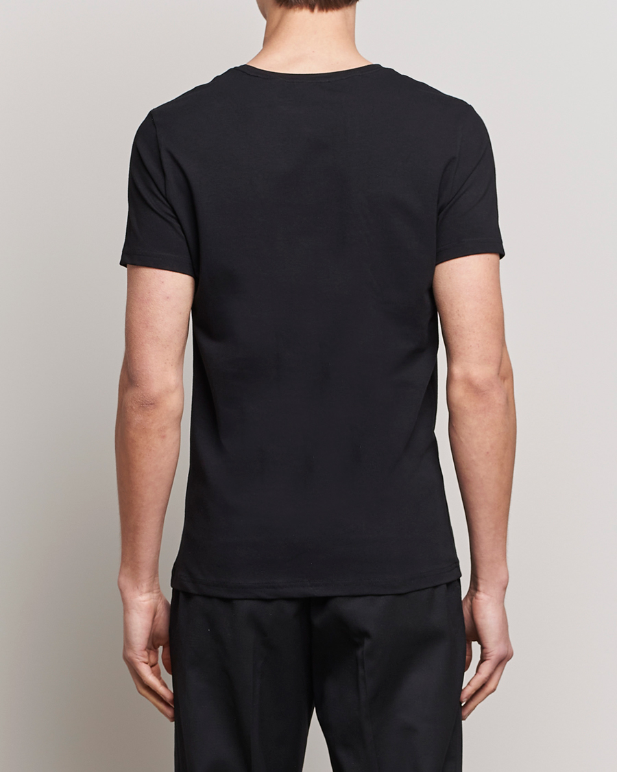 Homme | T-shirts | Bread & Boxers | 2-Pack Crew Neck Tee Black