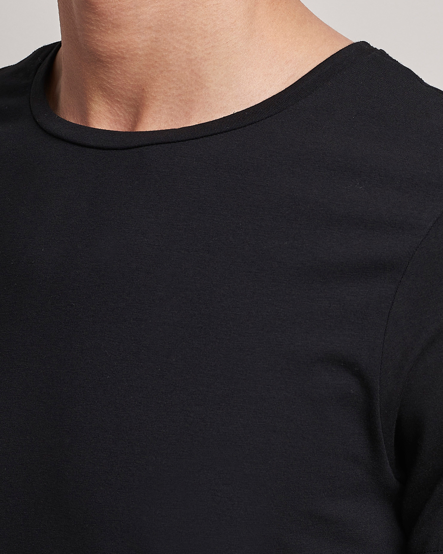 Homme | T-shirts | Bread & Boxers | 2-Pack Crew Neck Tee Black
