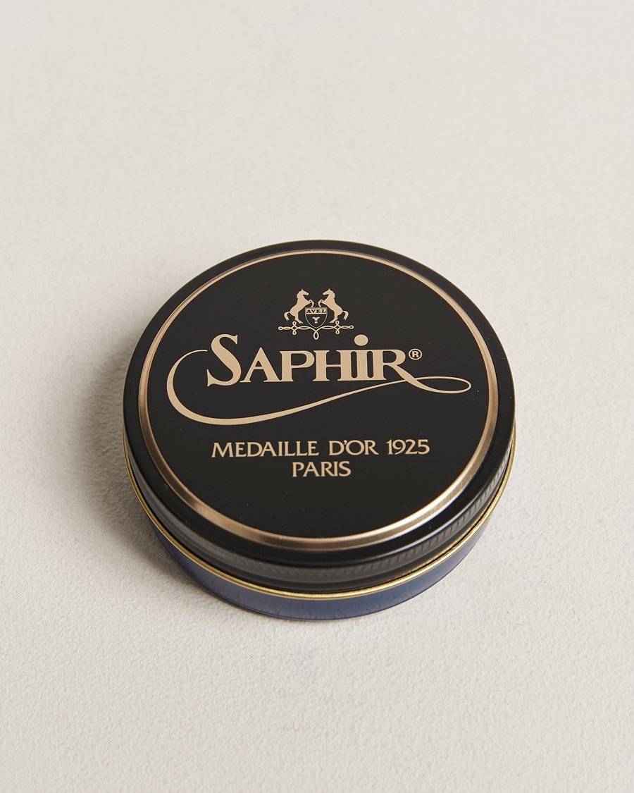 Homme | Entretien Chaussures | Saphir Medaille d'Or | Pate De Lux 50 ml Navy Blue